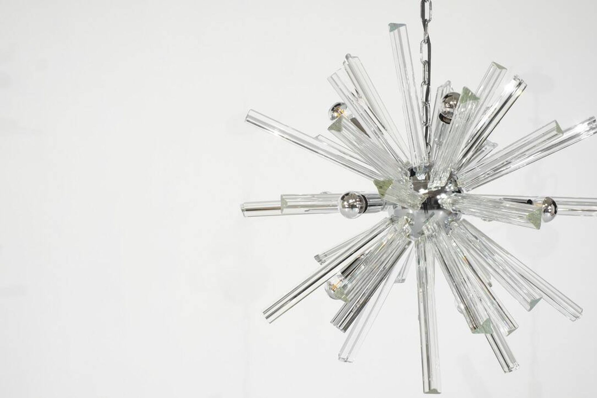 Murano glass Sputnik pendant light, Italy.