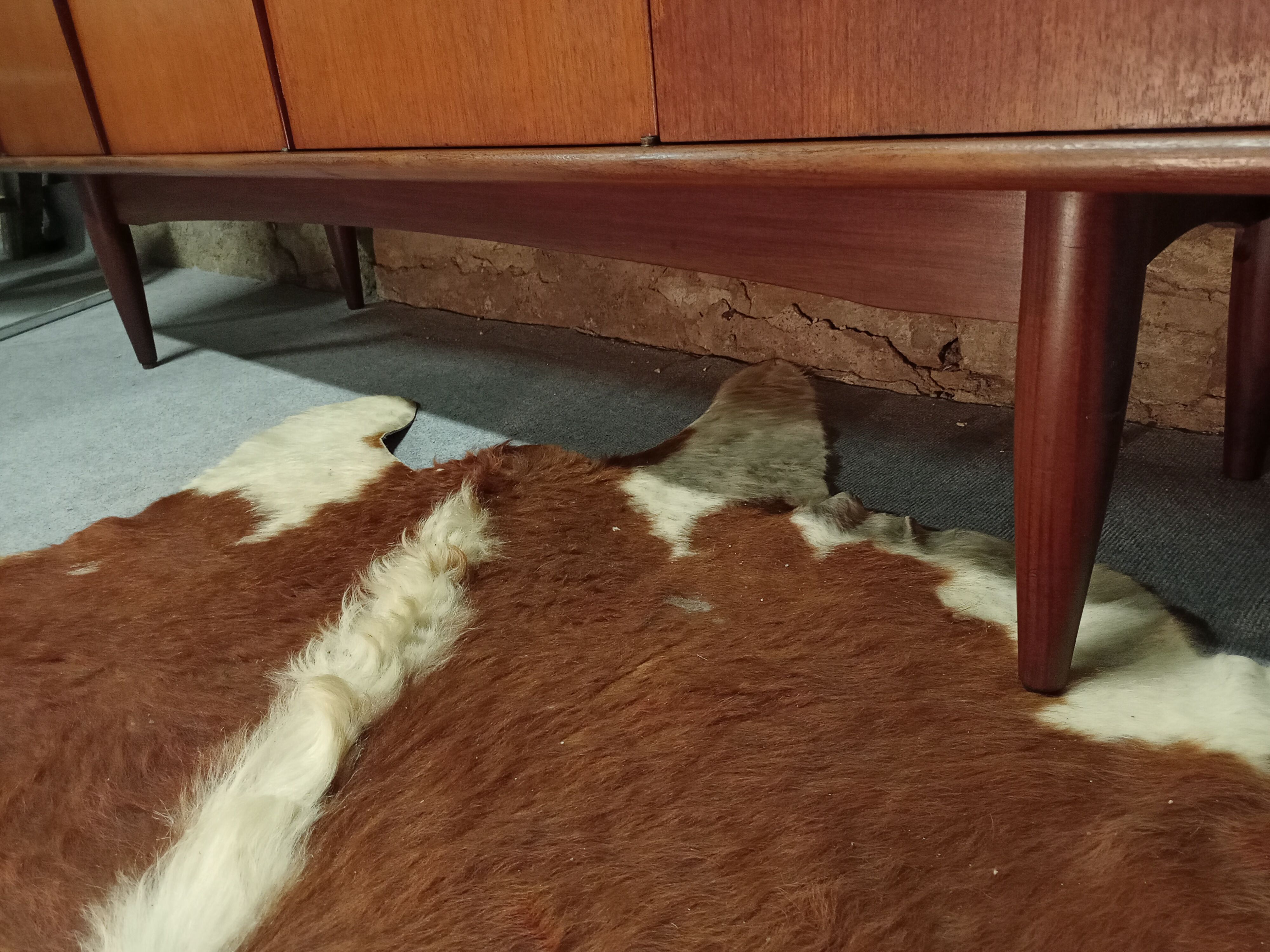 Scandinavian design enfilade in teak