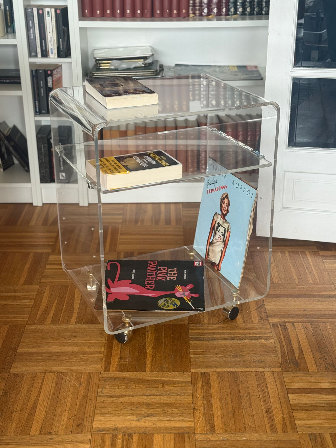 David Lange plexiglass table