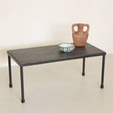 Minimalist slate coffee table