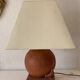 Football lamp and terracotta rooster from the 80s
