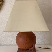 Football lamp and terracotta rooster from the 80s