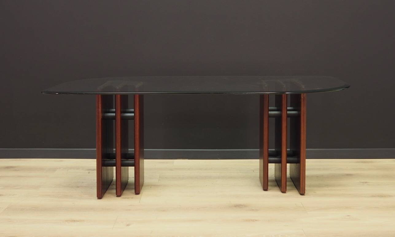 Mahogany coffee table, Danish design, 1960s, manufacturer: Bendixen Design