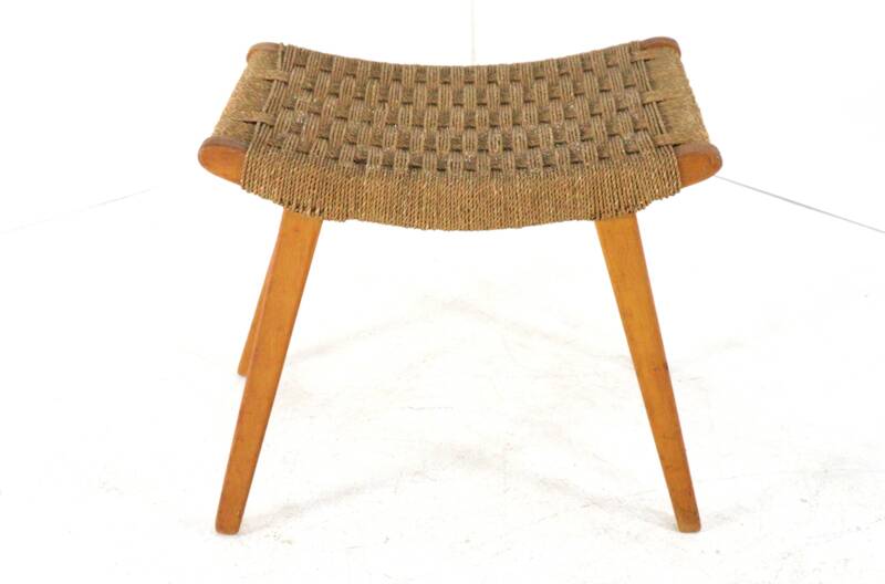 Footstool in the style of Audoux Minet | mid century modern vintage design