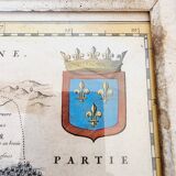 Antique 1631 map of the Duchy of Anjou by Guillaume Blaeu (1571-1638) after Lézin Guyet (1515-158)