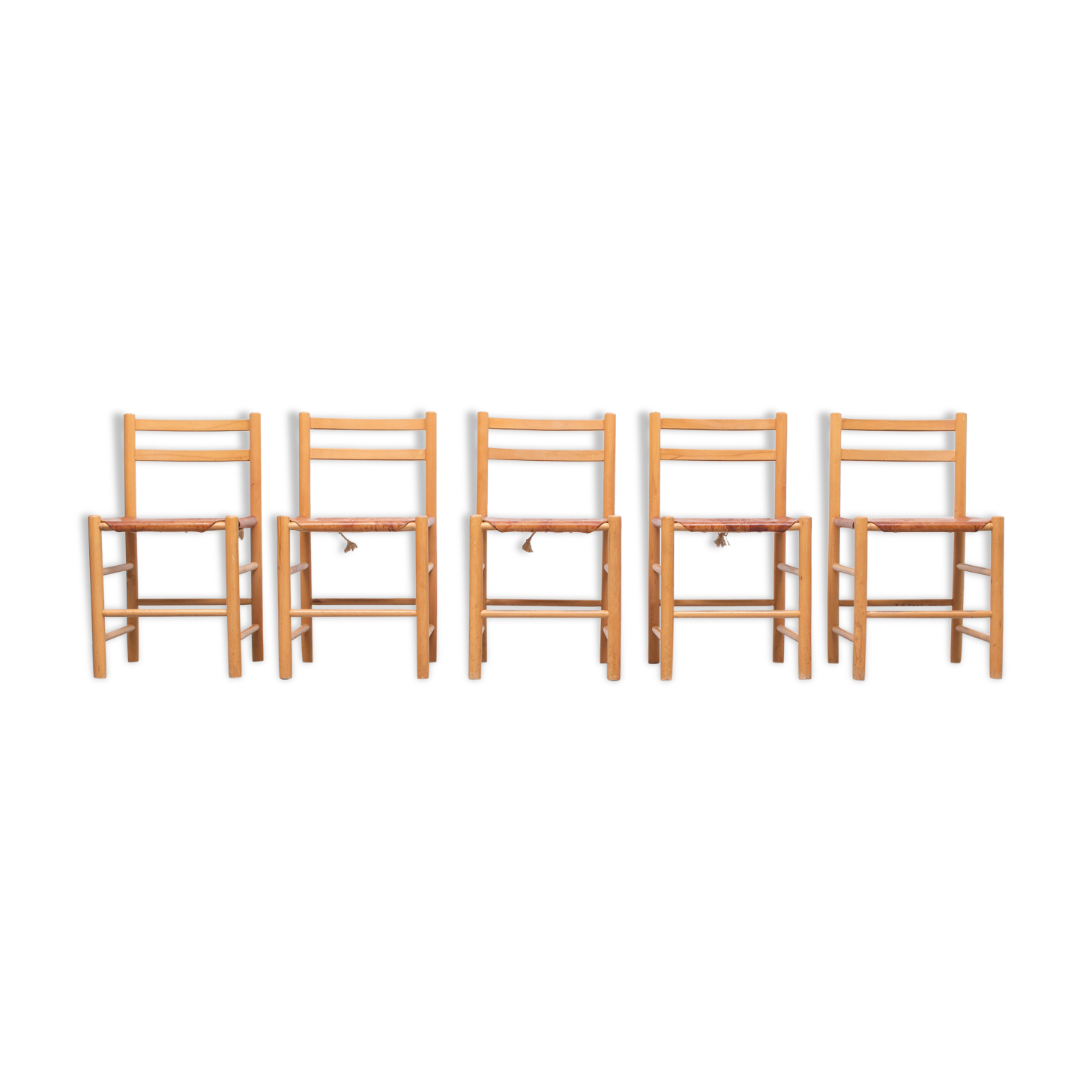Ate Van Apeldoorn for Houtwerk Hattum Chairs Dutch 1960s
