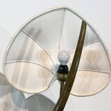 Arturo Pani Floor Lamp 1970s Brass Verdigris Vintage Palm Tree Hollywood Regency