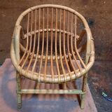 Child chair in rattan