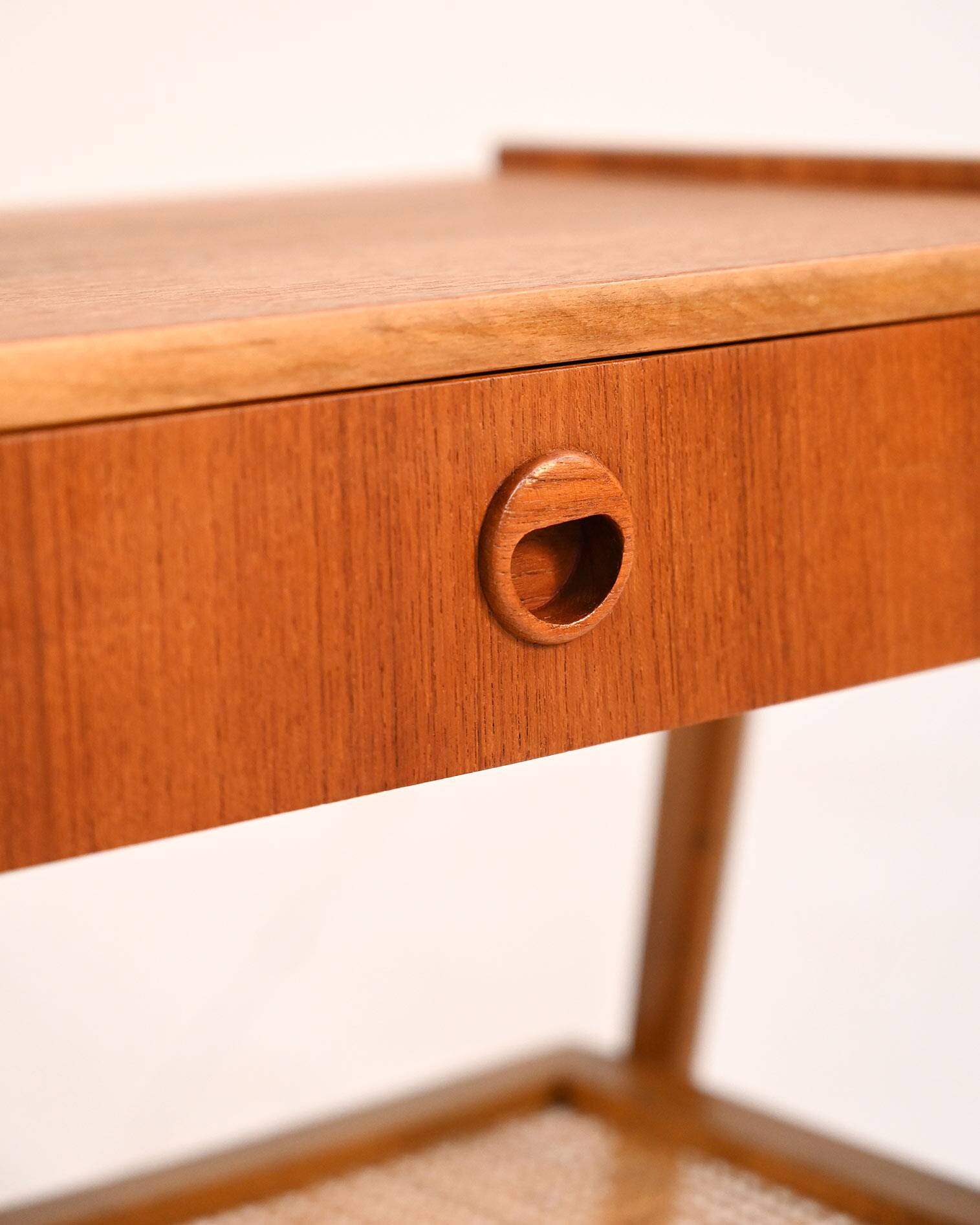 1950s Scandinavian teak bedside table