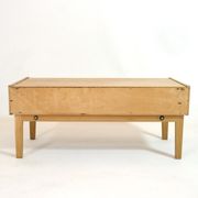 Small Scandinavian row in light wood from the 70s.