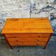 Vintage 1930s Oak Chest Of Drawers Three Drawer Cabinet