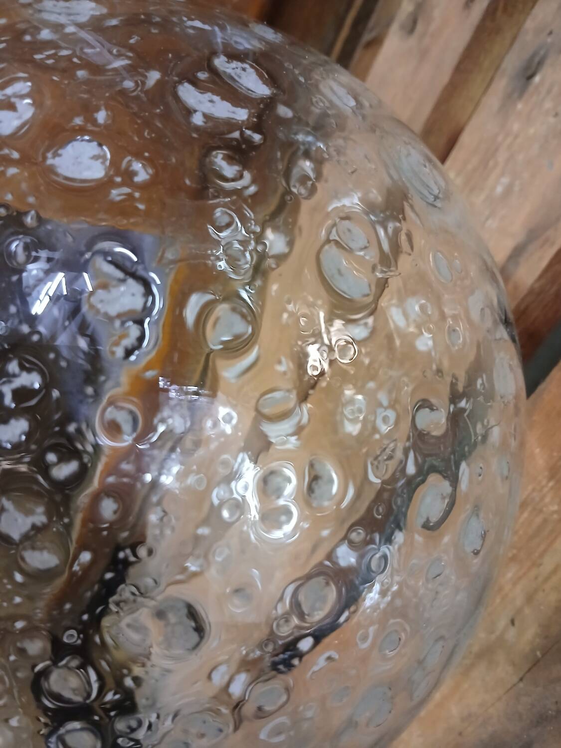 Blown glass globe