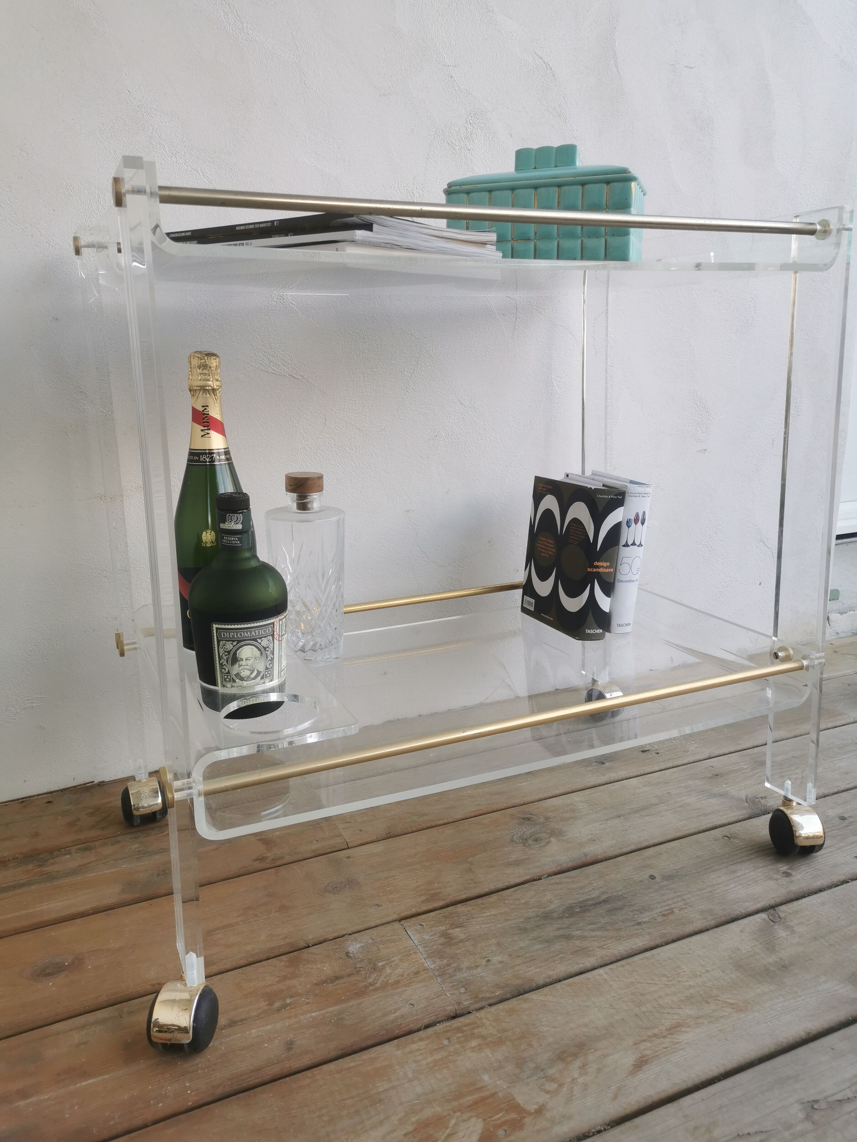 Dessert Plexiglas 70s