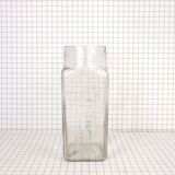 Glass vase, old pharmacy jar