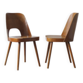 Non. 515 Chaises par Oswald Haerdtl pour Ton, 1955, Ensemble de 2