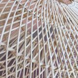 XXL rattan pendant light Natural rattan light