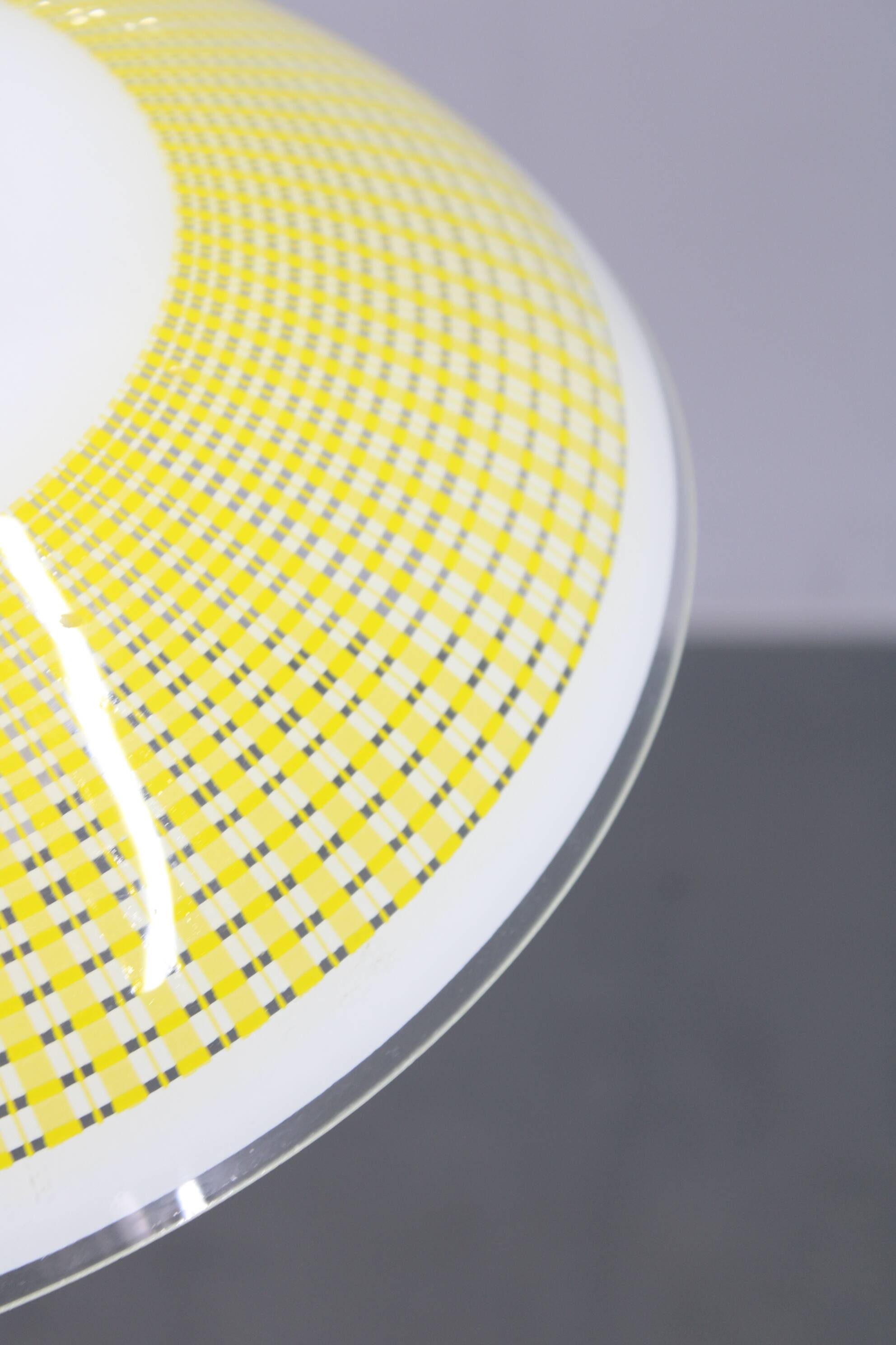 1970s Glass Pendant Light, Czechoslovakia