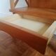Compass feet bedside table 1960