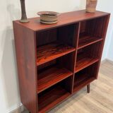 Scandinavian library in rosewood