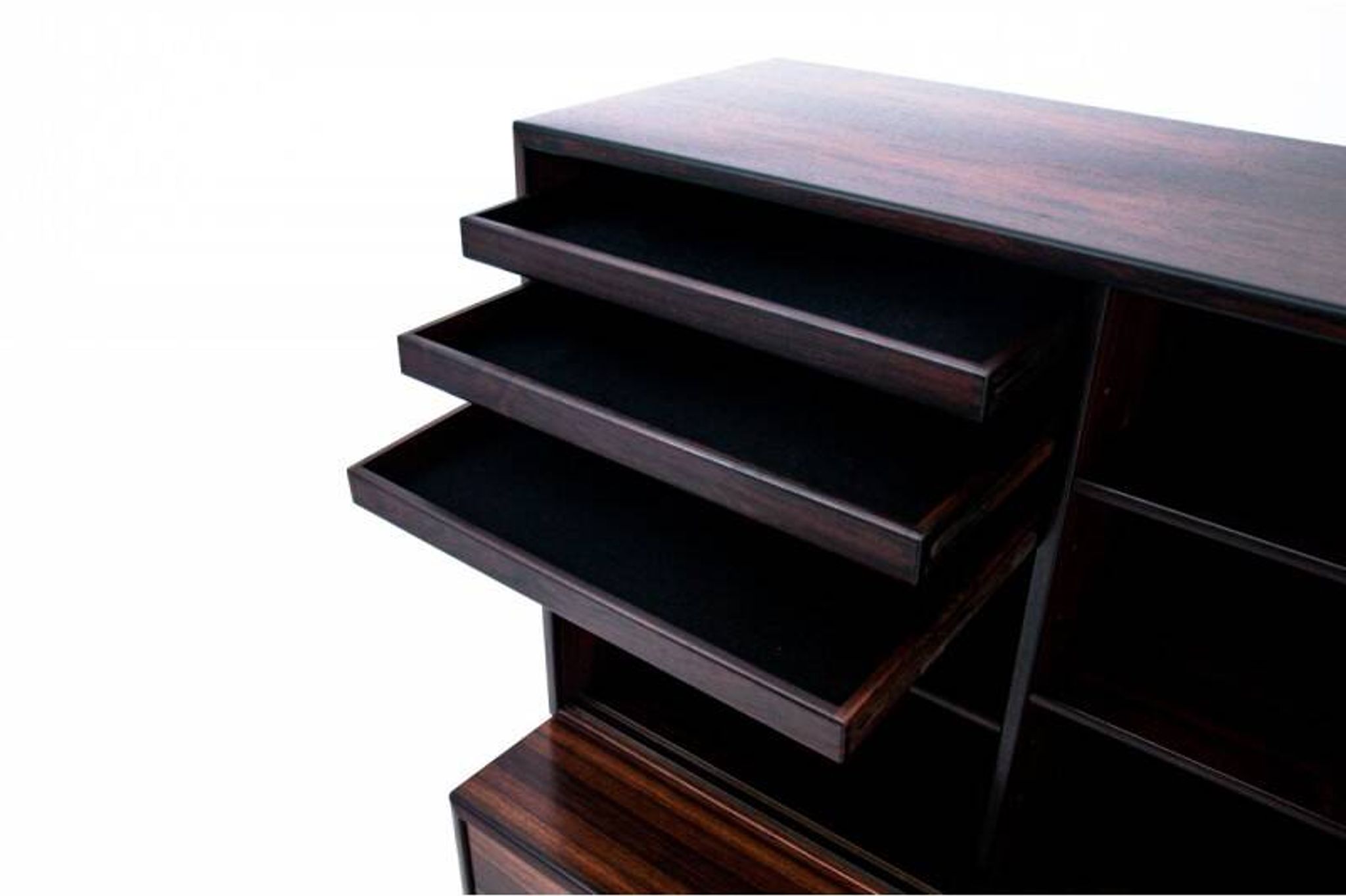 Highboard, design by S. Hansen, Denmark, 1960s