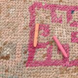 Tapis de course turc vintage 3x12, 80x377Cm