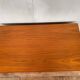 Bureau scandinave teck 1950 1960 vintage rétro ancien - pieds compas - 3 tiroirs - LEGRAND D