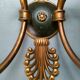 Pair of Empire eagle's head sconces in Palmettes 1900/1920