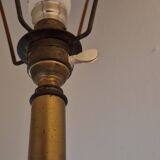 Lampe oeuf d'autruche et ananas style Jansen