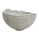 Ontake - artisanal pot in mineral cement - Wabi-Sabi style