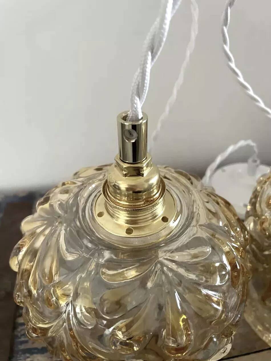 Pair of vintage pendant lights
