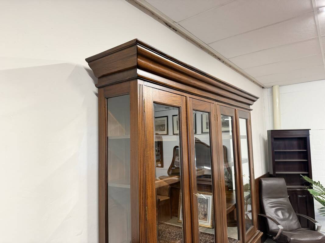 Classic English Bookcase Cabinet