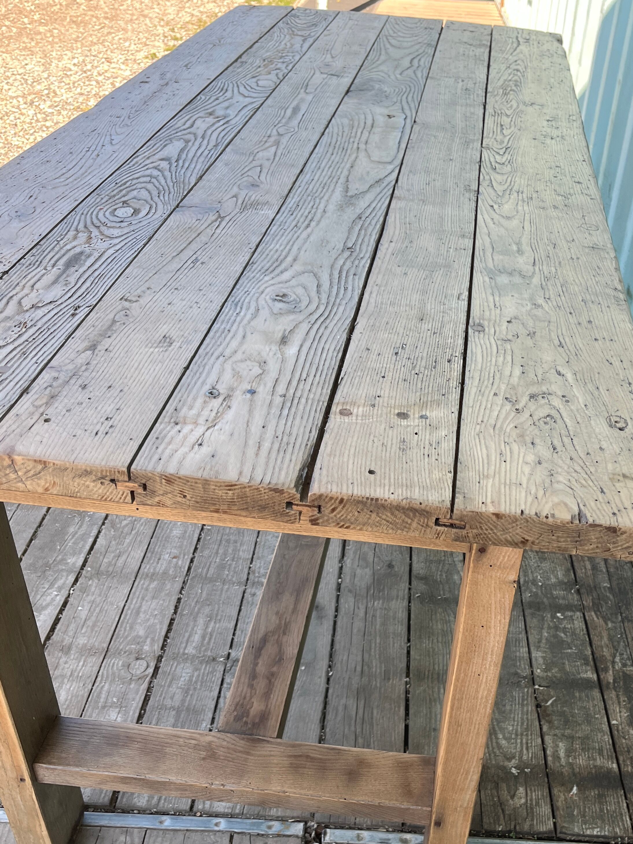 Old farmhouse table