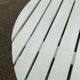 Table de jardin pliante EMU Italie en bois & métal blanc