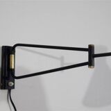 Lunel wall light with gallows design Rene Mathieu 1950