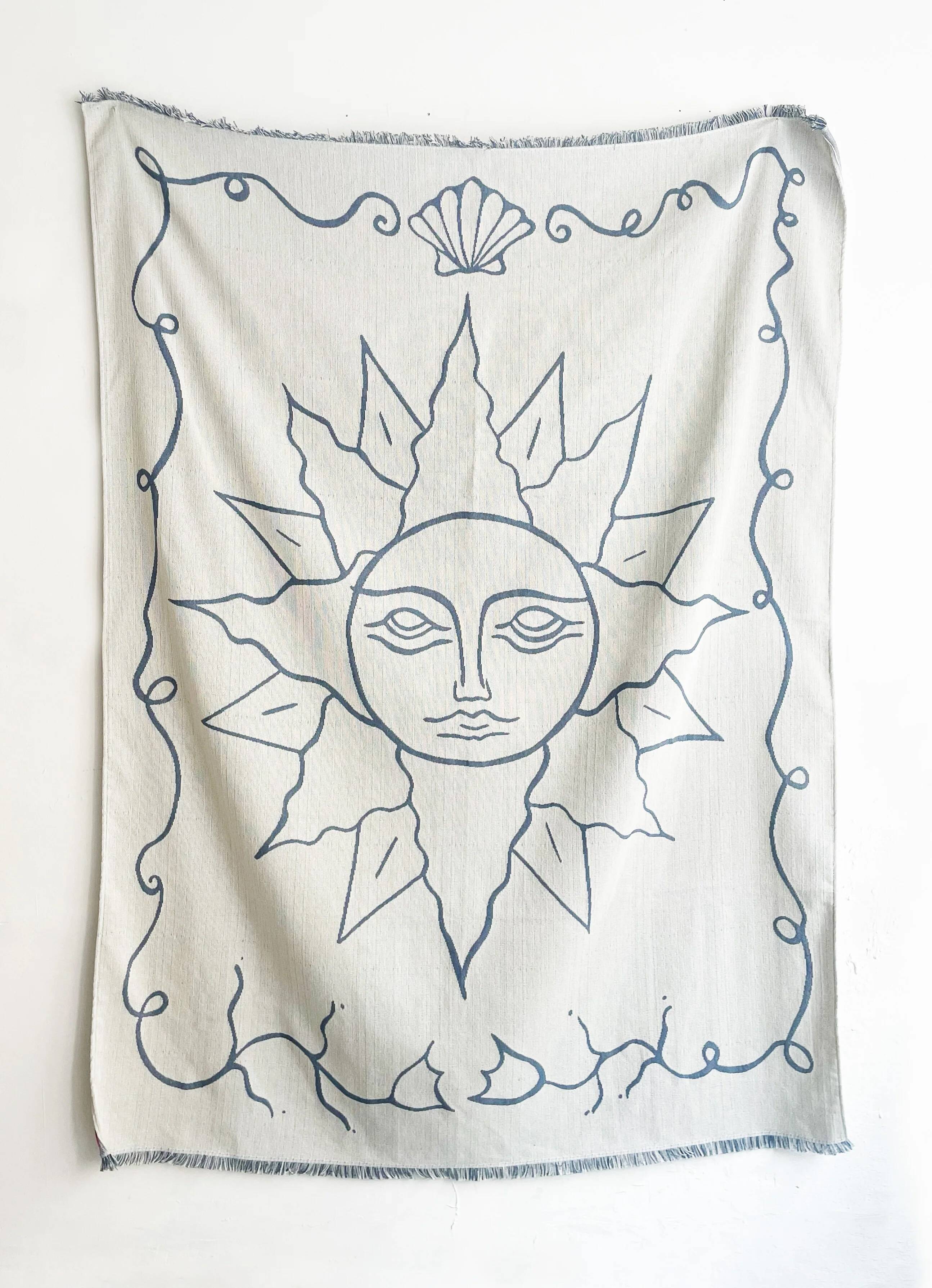 The sun - woven throw