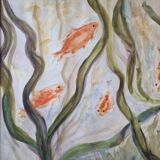 Goldfish painting table