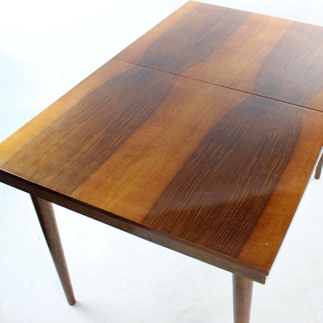 Extendable Dining Table In Mahogany By Mier, Czechoslovakia 1960s