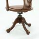 English antique hillcrest swivel desk chair 1920s