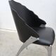 Set of 4 chairs by Bernard Dequet for Protis France Design in cast aluminum and leather, France 1980