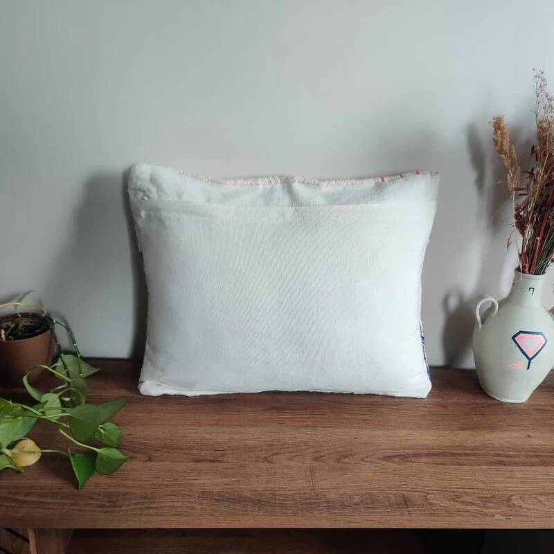 Moroccan mosaic cushion