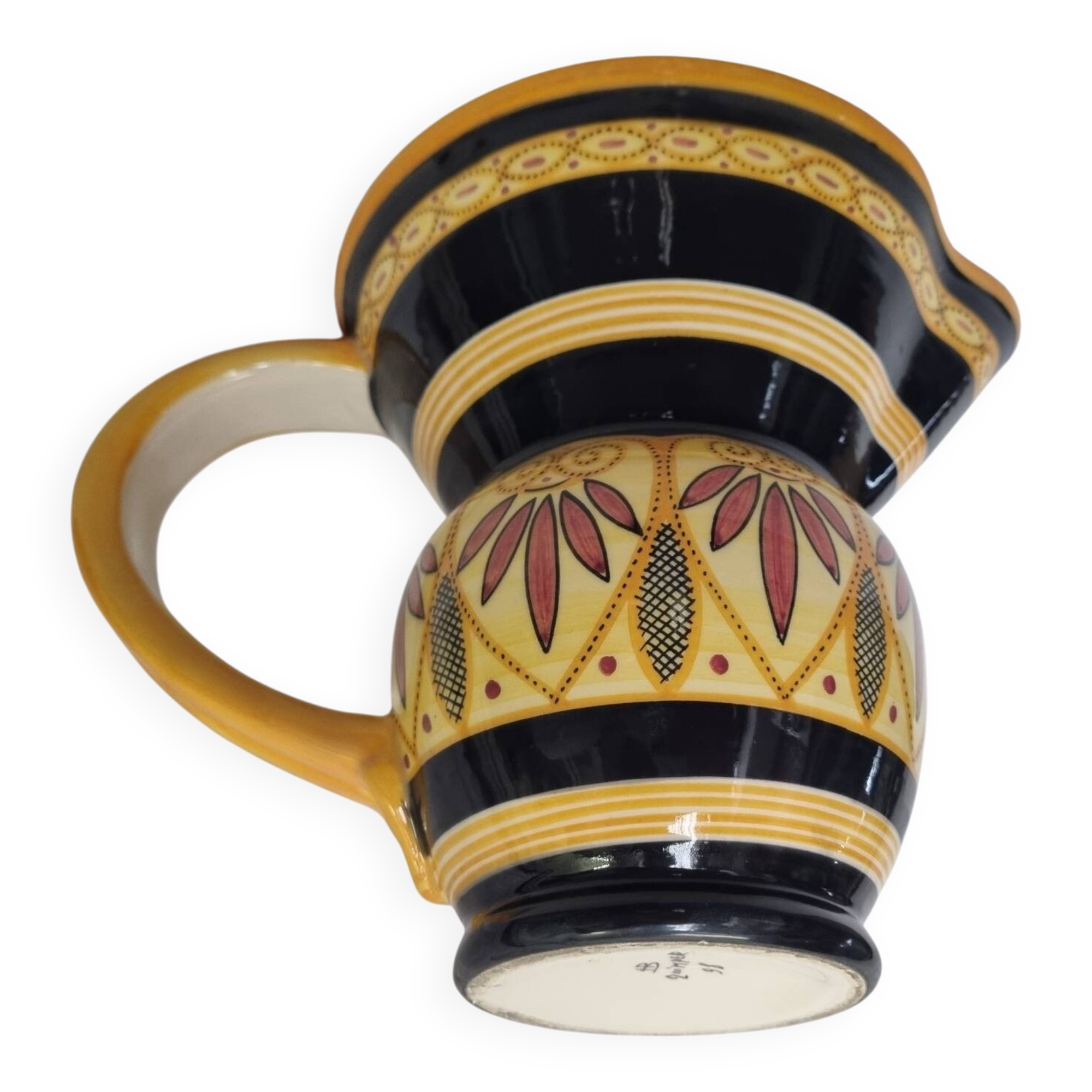 HB Henriot Quimper Brittany water jug