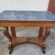 Empire restauration console with marble top in walnut from the 19th century