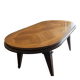 Large Vintage Dining Table 2m. Chevron Inlay