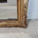 Rectangular golden mirror moldings plant motifs nineteenth H: 130cm