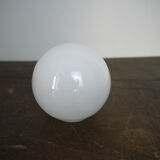 White glass globe -10
