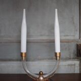 Pair of art deco lamps, pair of art deco candlesticks, table lamps, decoration