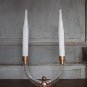 Pair of art deco lamps, pair of art deco candlesticks, table lamps, decoration