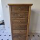 Solid oak chest of drawers