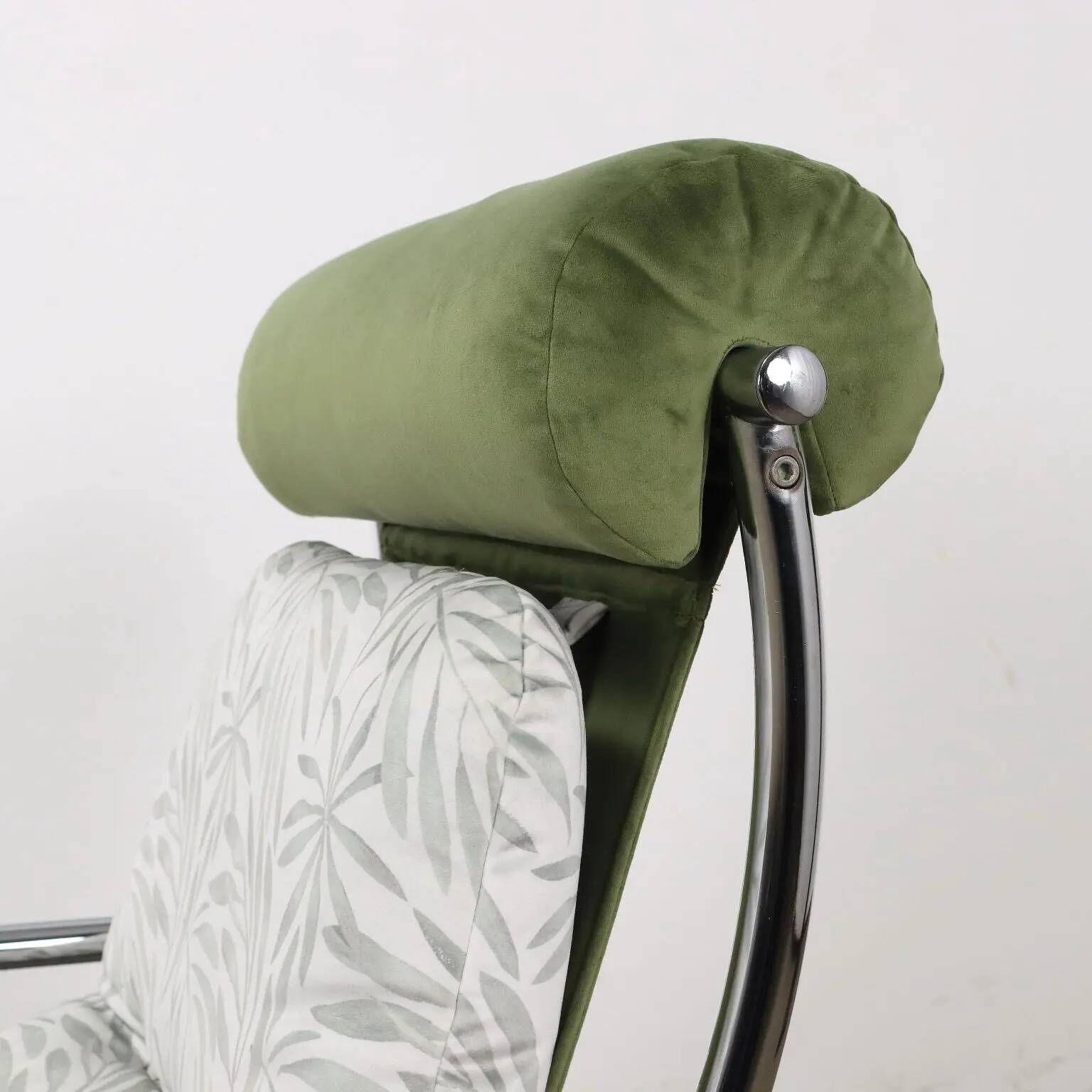Fauteuil vintage Jungle Collection en velours, Italie, années 1960