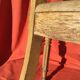 Louis XVI-style wooden desk and canage